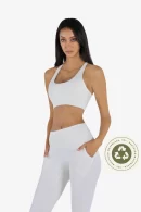 YesEco Women's Activewear Y-Back Padded Sports Bra